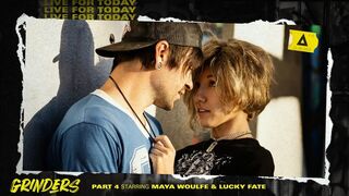 ADULT TIME - GRINDERS: Lucky Fate Stuffs Maya Woulfe's Perfect Pussy With His Big Dick! - PART 4