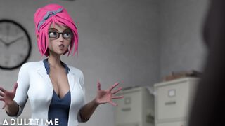ADULT TIME - Hentai Sex University Prodigy Dominates Principal's Pussy For His Midterm Exam