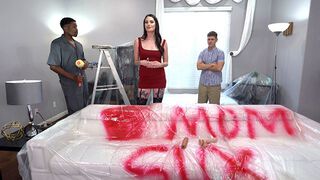 Painters With Big Black Cock Pound Horny stepMom Aria Khaide In Front Of Her Stepson
