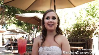 Another Fresh Amateur girl gets ready for first Gangbang (roadhead carfuck)