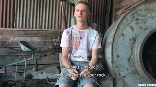CZECH HUNTER 554 - Hunk Twink Busts A Nut On His Stomach While Getting His Ass Fucked