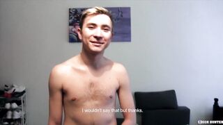 CZECH HUNTER - Cute Young Czech Boy Raw Fucked For Some Extra Cash