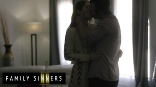 Family Sinners - Chad Alva Makes His Step Sister Evelyn Claire Make Out With Him Again