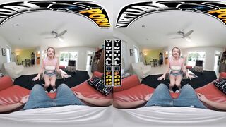 VIRTUAL PORN - Your Step Sister Evelyn Payne Is Super Nervous About Her Exam, What Will You Do To He
